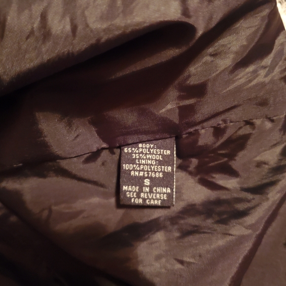 Shimmer Plaid Coat - Picture 6 of 9